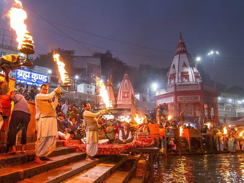 Aarti Ceremony in Haridwar and Rishikesh